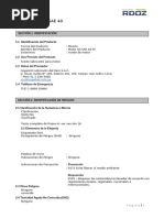 HOJAS MSDS DE ACEITE DE MOTOR