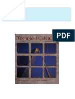 Technical Calculus 4th Edition Dale Ewen 2024 scribd download