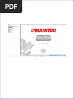 Manitou Mt 1335 h a St3b Genuine Parts Catalogue 647390