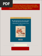 Get The Marvels Found in the Great Cities and in the Seas and on the Islands A Representative of Aǧā ib Literature in Syriac Sergey Minov free all chapters