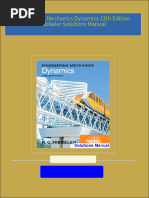 Complete Download of Engineering Mechanics Dynamics 13th Edition Hibbeler Solutions Manual Full Chapters in PDF DOCX