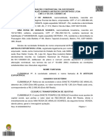 entrada socio_contrato AR MATERIAIS ESPORTIVOS - Documento arquivado