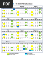 2022 Payroll Schedule 2