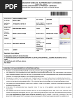 Ossc Ri Admit Card