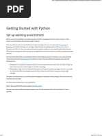 Getting Started with Python — Python Numerical Methods