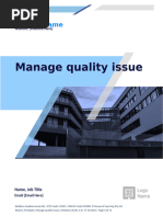 Manage Quality Issue Report Template_Ass2.6