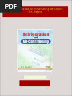 Refrigeration and Air conditioning 1st Edition R.K. Rajput download pdf