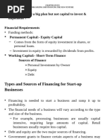 Organizing and Financing the New Venture