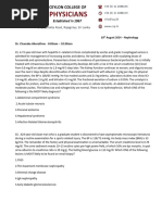 Nephrology - MCQ for MD Medicine Selection Exam - 18th August 2024