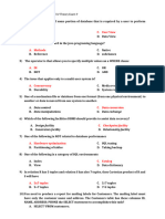 Database Administration Level IV Theory Exam 9