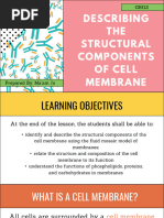 Structural Components of Cell Membrane