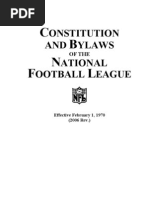 NFL Constitution & By-Laws