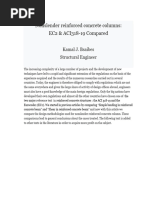 EC vs ACI RC Columns