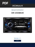 XOMAX XM 2CDB620 Manuel d Utilisation Francais