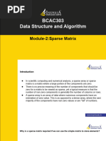 Sparse matrix