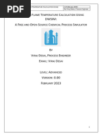 Adiabatic Flame Temperature Calculations in DWSim