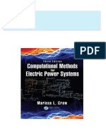 Immediate download Computational Methods for Electric Power Systems 3rd Edition Mariesa L. Crow (Author) ebooks 2024