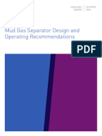 IOGP STA035-MGS Mud Gas Separator Design and Operating Recommendations