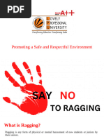 Anti Ragging Ppt