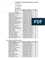 Notas Recuperatorio Primer y Segundo Parcial de Geometria Analitica