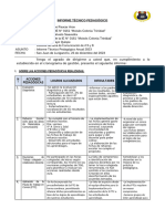 INFORME TÉCNICO PEDAGÓGICO 2023