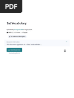 Sat Vocabulary | PDF | Apostasy | Verb