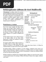 Schizophonic (álbum de Geri Halliwell) - Wikipedia, la enciclopedia libre