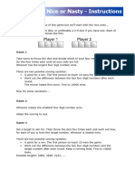 Nice or Nasty - Instructions Sheet