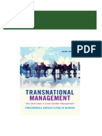 Test Bank for Transnational Management Text and Cases in Cross-Border Management, 8th Edition Christopher A. Bartlett Paul W. Beamish 2024 scribd download full chapters