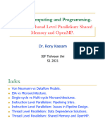 Lec7 - TLP Shared Memory and OpenMP