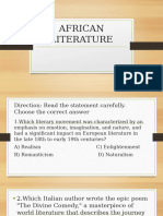 AFRICAN-LITERATURE