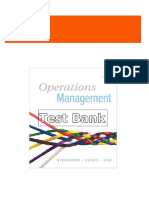 Operations Management Canadian 5th Edition Stevenson Test Bank all chapter instant download