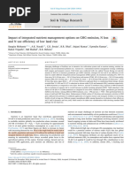 Impact of integrated nutrient management options on GHG emission, N loss and N use efficiency of low land rice