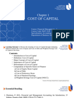 Chapter 1 - Cost of Capital - Student