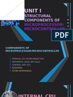 Unit 1 Structural Components of Microprocessor Microcontroller