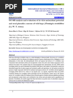 GC-MS Analysis and Evaluation of In-vitro Antioxidant Potential and Total Phenolics Content of Wild Hops (Flemingia strobilifera (L.) W. T. Aiton)