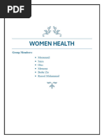 Women Health Short Notes (G-1)