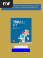 Principles of Taxation for Business and Investment Planning 21st Edition Jones Solutions Manual 2024 scribd download full chapters