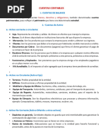 Cuentas Contables y Regla de Cargo y Abono