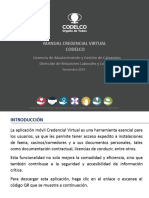 MANUAL USUARIO CREDENCIAL VIRTUAL