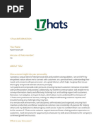 17hats - Jobs - Questionnaire