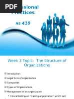 CHP-2 Week 3 (The Structure of An Organization)