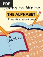 Learn to Write Alphabet-Workbook