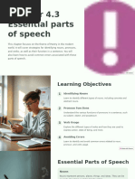 Chapter 43 Essential Parts of Speech (1)