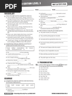 Unit 20 test Prepare 3 2nd edition