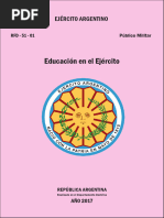 RFD-51-01 Educación en El Ejército