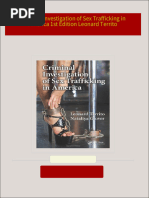 PDF Criminal Investigation of Sex Trafficking in America 1st Edition Leonard Territo download