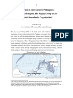 Charles Donnelly - Terrorism in The Southern Philippines: Contextualising The Abu Sayyaf Group As An Islamist Secessionist Organisation