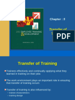 Employee Training & Development - Chapter 5