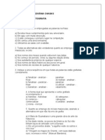 Exercícios de Ortografia